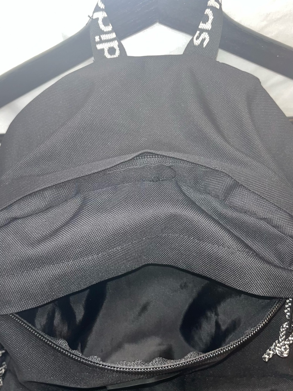 Adidas Black Trefoil Logo Backpack with White Logo - Picture 3 of 5